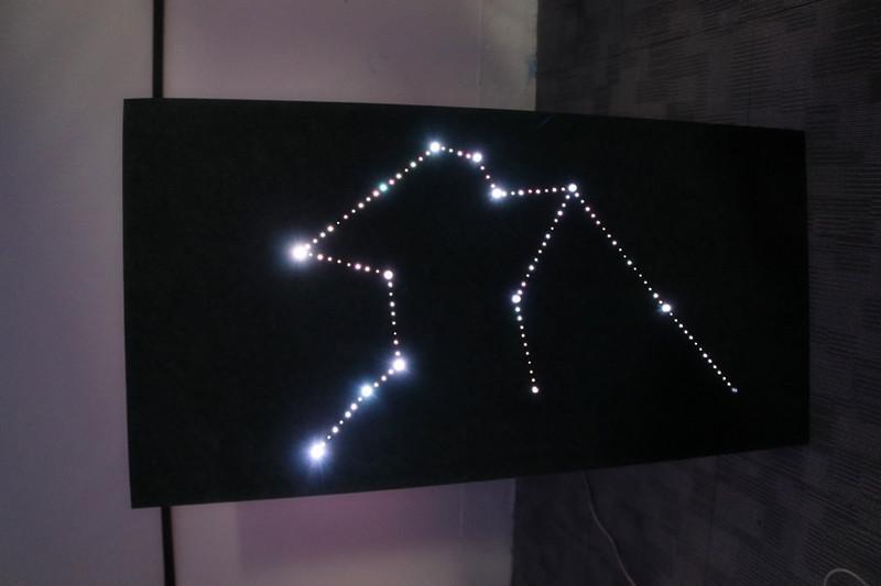 12星座纤维板 光纤纤维板 吸音棉光纤灯